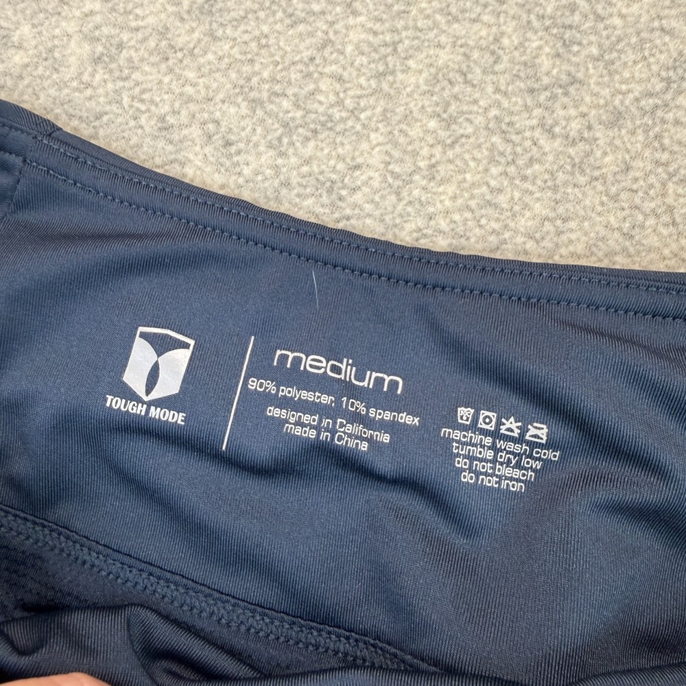 Tough Mode Womens Athletic Running Shorts Navy Blue Lightweight Performance M - Picture 2 of 6